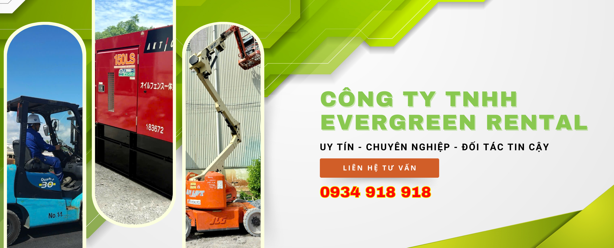 Banner EVERGREEN RENTAL